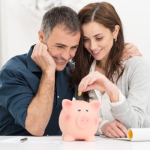 Couple Saving Money